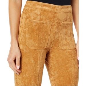 Blank NYC faux suede golden caramel bootcut pants. Size 30 / 10.